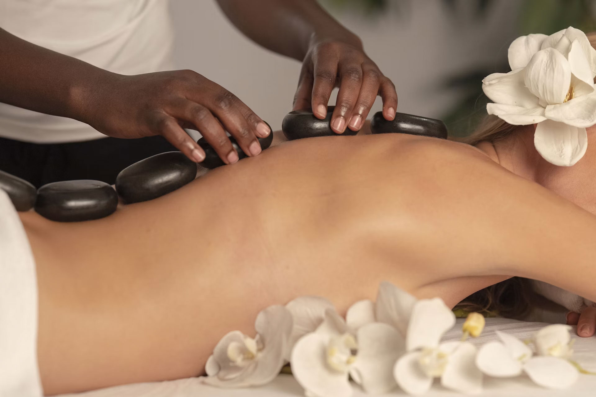 Luxury spa environment